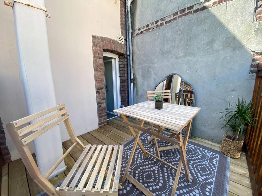 Studio Avec Terrasse A Довил Екстериор снимка